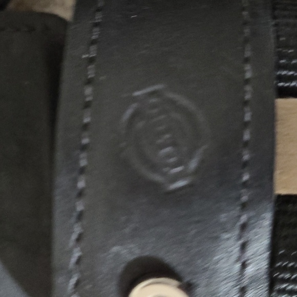 Longaberger 2008 To Go Small Buckle Bag Basket - Deep Brown / Black - Adj. Strap - Picture 3 of 6